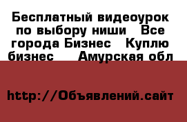 Бесплатный видеоурок по выбору ниши - Все города Бизнес » Куплю бизнес   . Амурская обл.